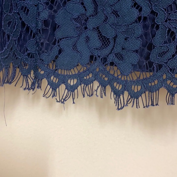 Women’s pretty lacy style back zipper lined long skirt size M - Picture 4 of 6